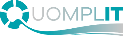 Logo of a company or organization featuring a modern design with teal and gray colors, representing innovation and professionalism in its industry.